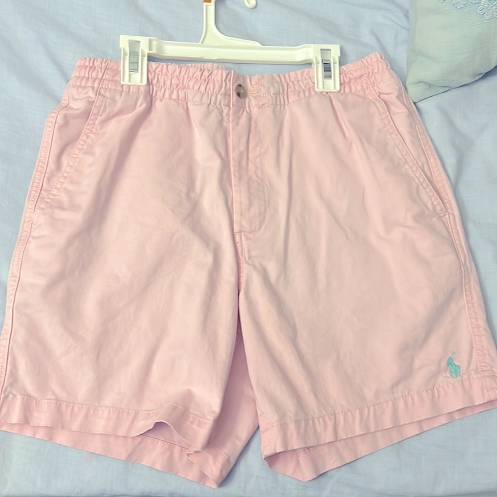 Pink Polo Shorts